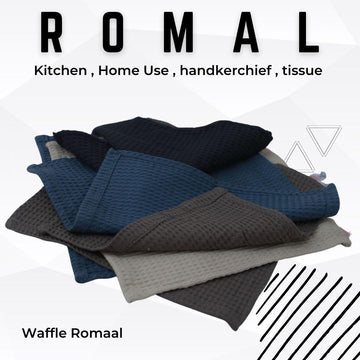 ROMAL Waffle Edition – 100% Soft Cotton | Pack of 6