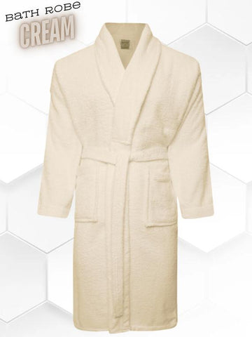 Cream Bathrobe
