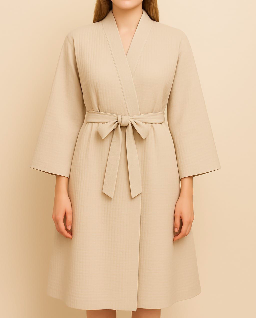 Waffle Knit Bathrobe