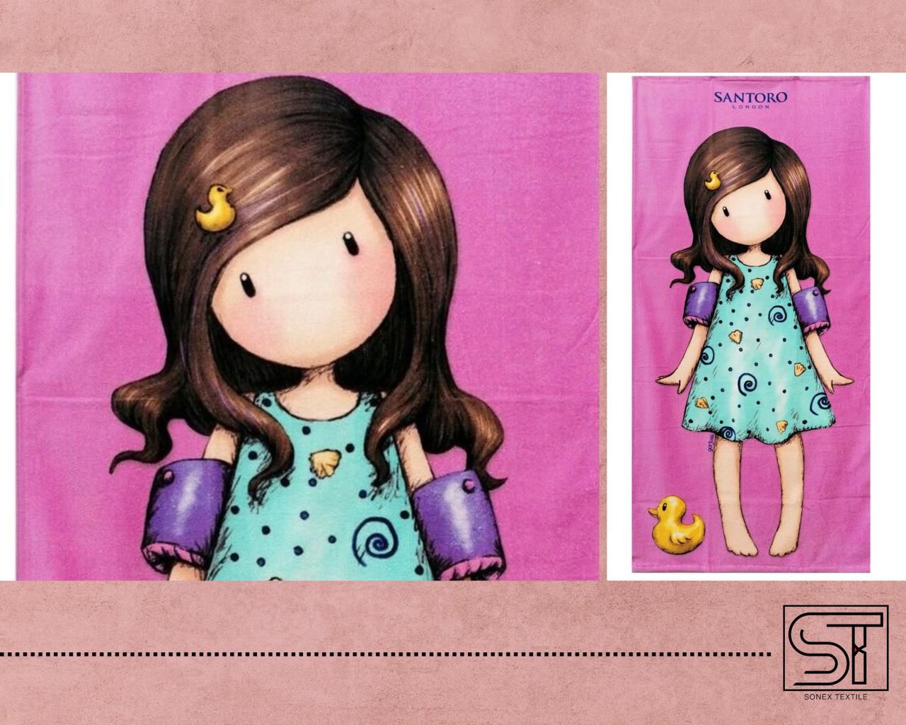 IMPORTED KIDS PRINTED TOWEL