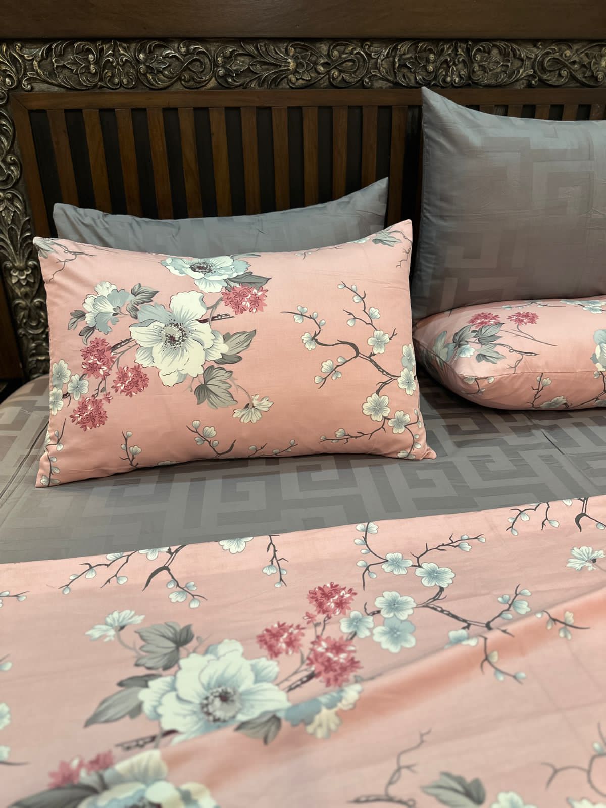 Cotton Satin Bedsheets B&B (CS-7)