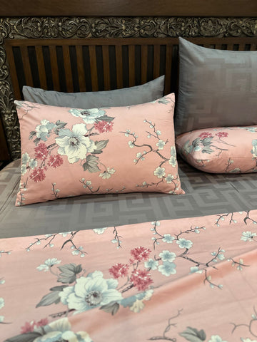 Cotton Satin Bedsheets B&B (CS-7)