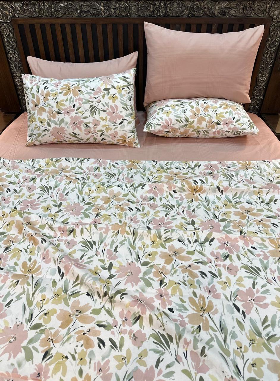 Cotton Satin Bedsheets B&B (CS-5)
