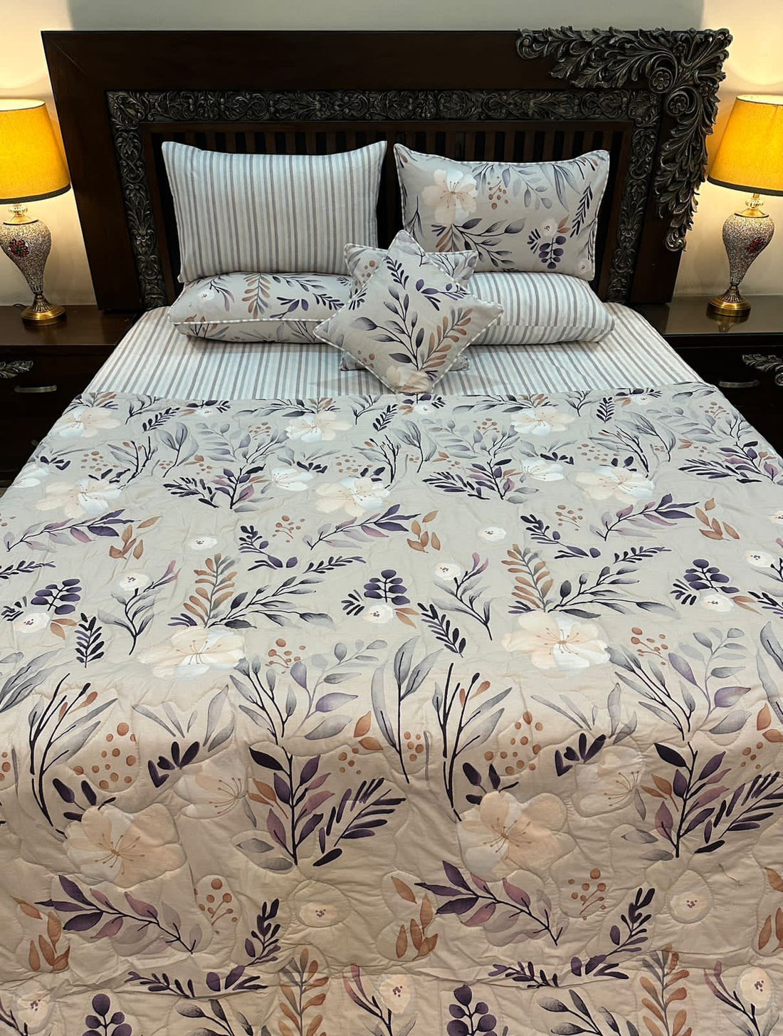 Cotton Satin Bedsheets B&B (CS-11)