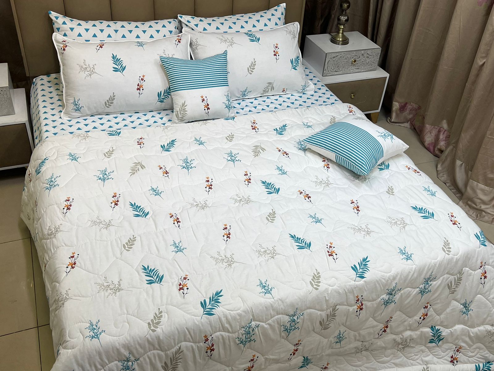 Pure Cotton Bedsheets B&B-81