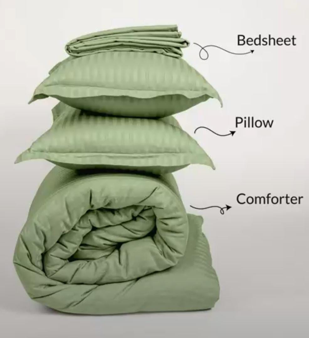 Cotton Satin Bedsheets B&B (CS-28)