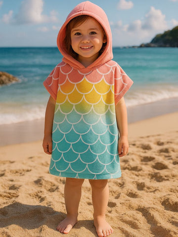 Mermaid Hooded Bathrobe
