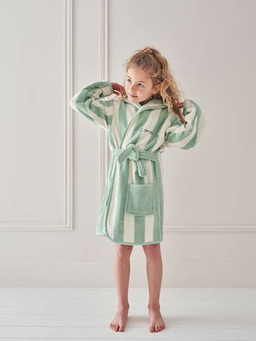 Kid’s Hooded Terry Bathrobe
