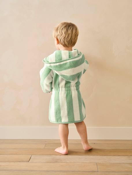 Kid’s Hooded Terry Bathrobe