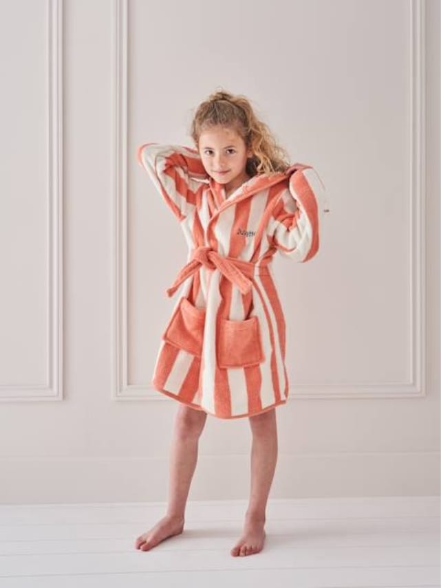Kid’s Hooded Terry Bathrobe