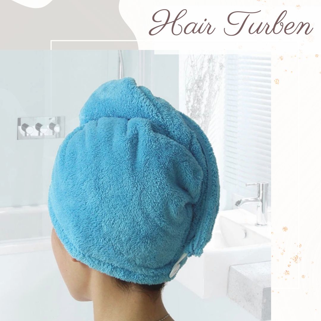 Turbii Hair Towel – Soft Cotton