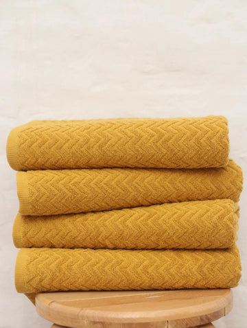 Premium Yelow Cotton Towel