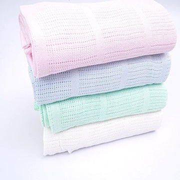 Baby Blanket Cotton Soft Newborn to 6 months
